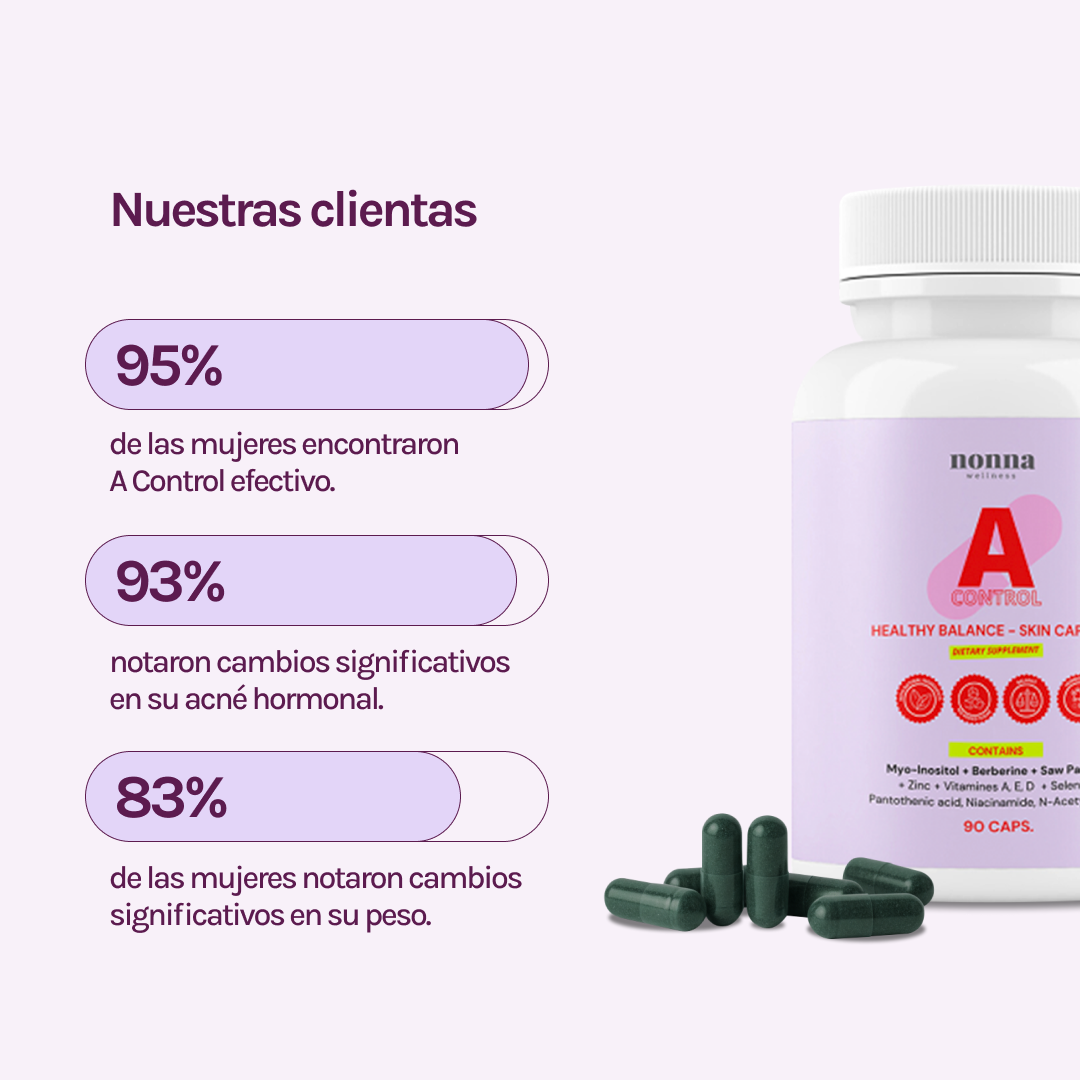 A CONTROL - ACNÉ HORMONAL & RESISTENCIA A LA INSULINA