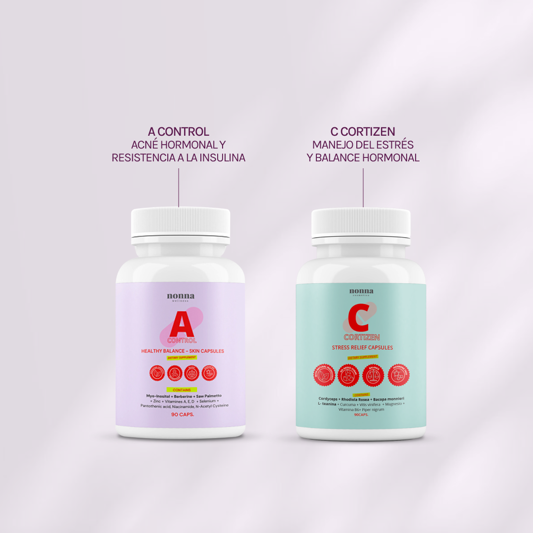 A CONTROL + CORTIZEN - Equilibrio hormonal desde el cerebro, los ovarios, la piel y el metabolismo.