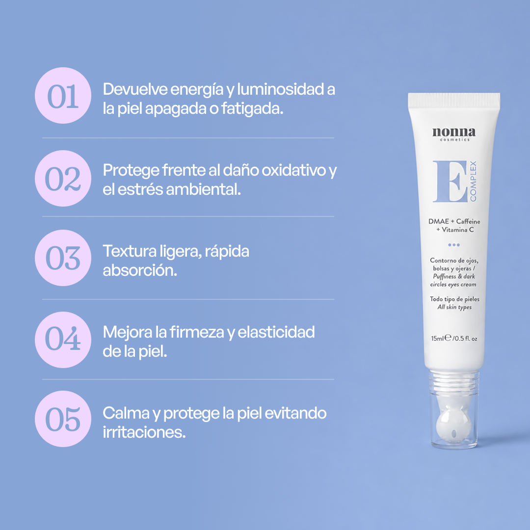 E COMPLEX Contorno de ojos - bolsas + ojeras