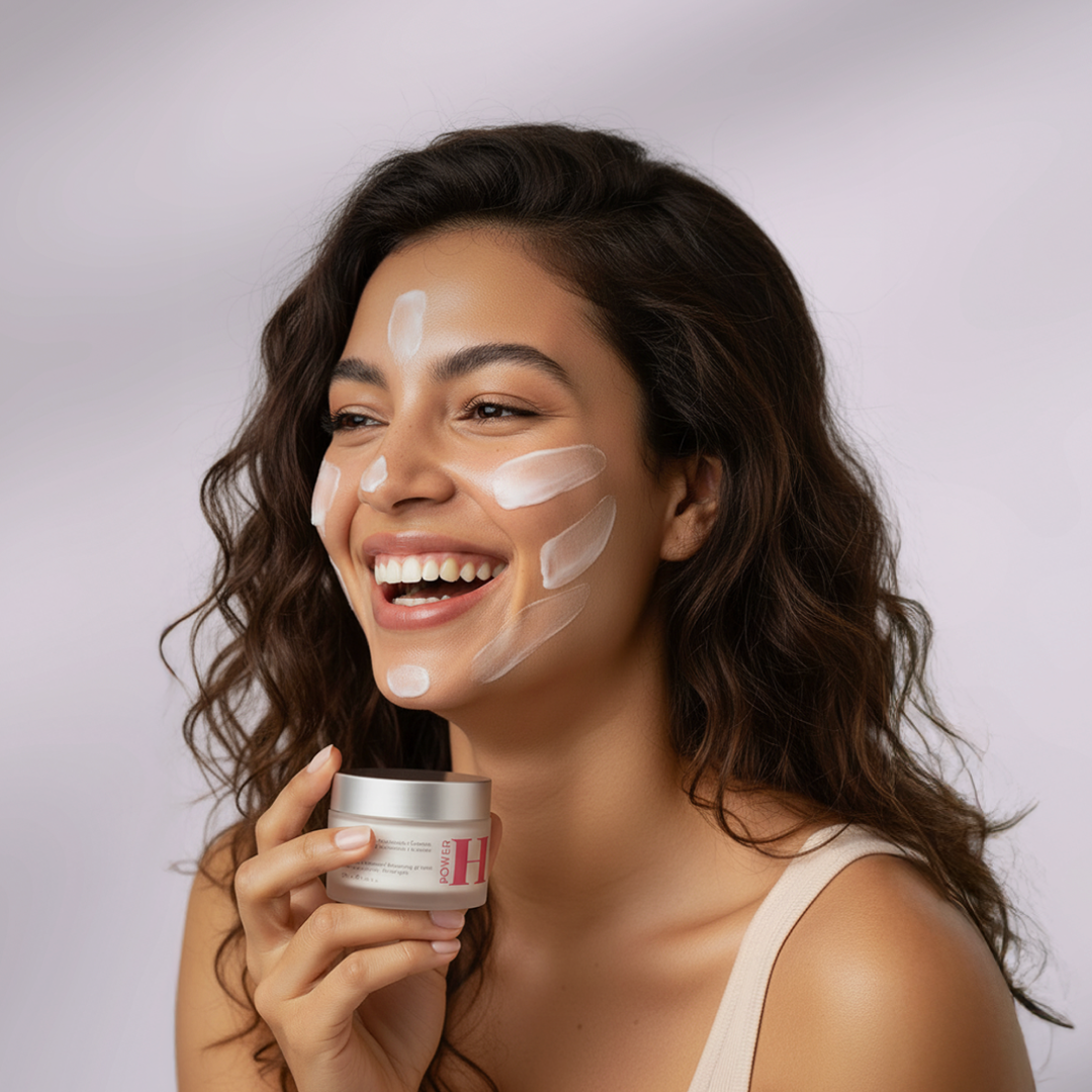 POWER H Hidratante c/ Hialurónico, Ceramidas & Niacinamida