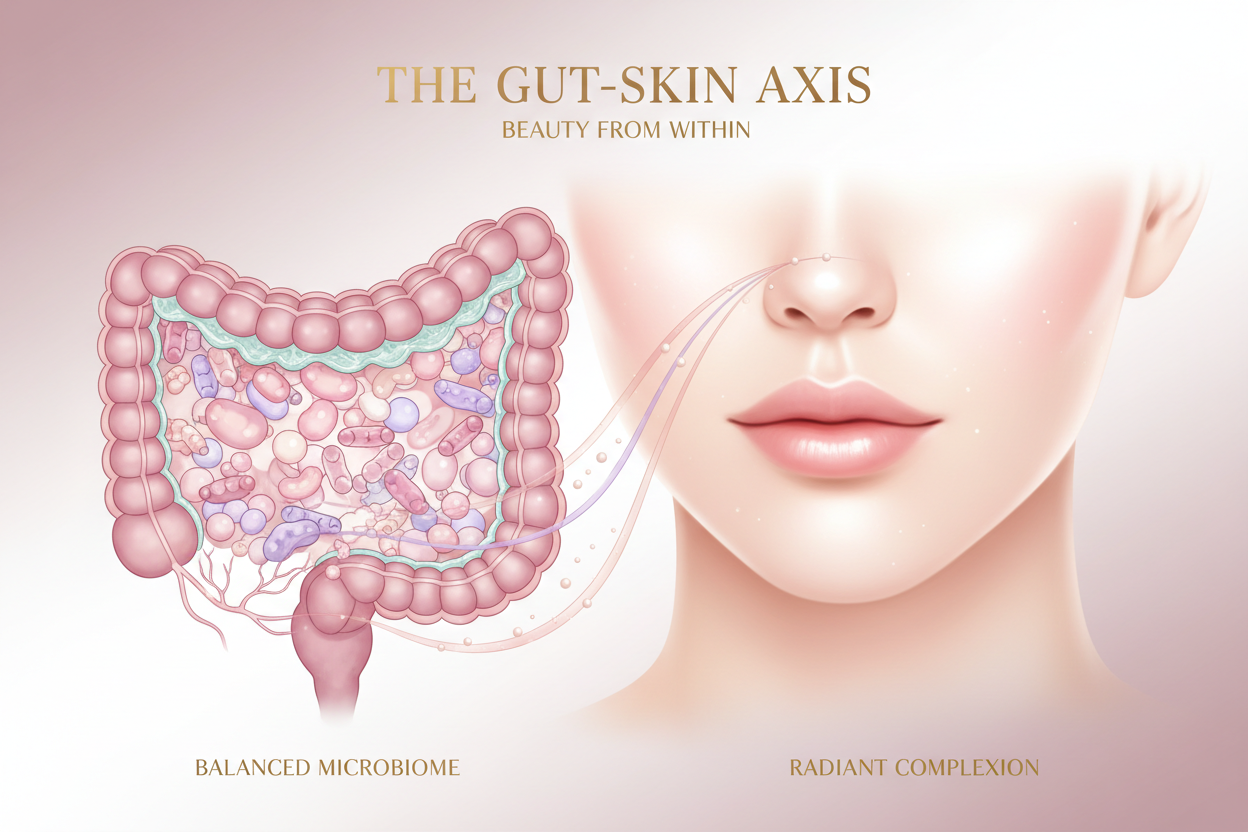 Eje intestino–piel–hormonas: cómo tu digestión determina tu acné, tu energía y tu equilibrio emocional