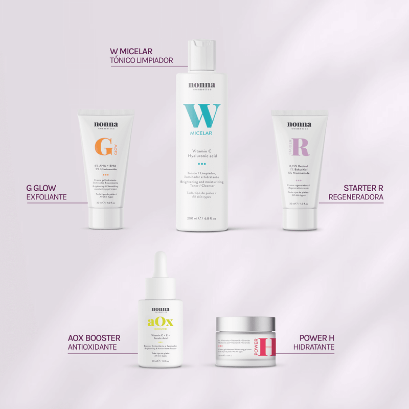 RUTINA AM&amp;PM - GRANITOS + MARCAS + POROS + MANCHAS + ARRUGAS