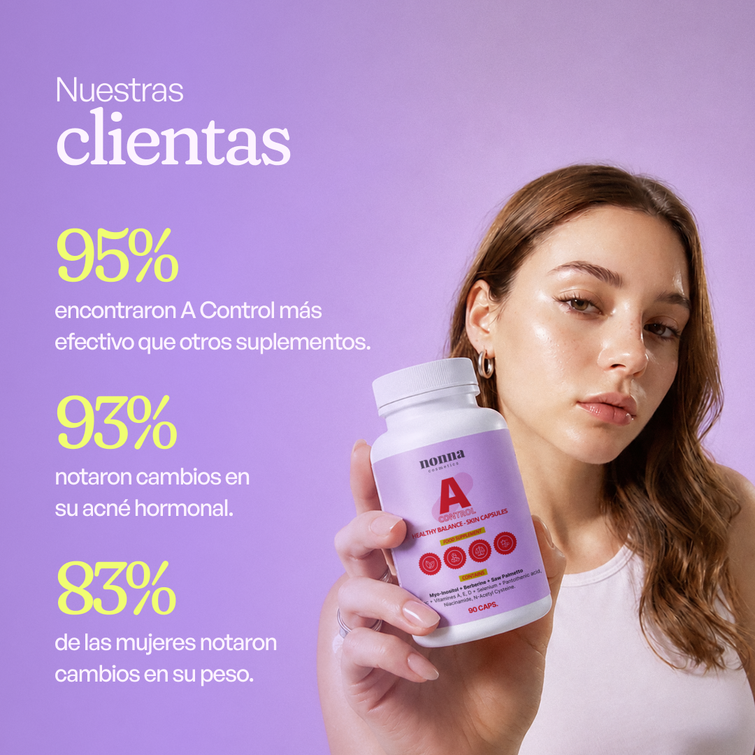 A CONTROL - ACNÉ HORMONAL &amp; RESISTENCIA A LA INSULINA