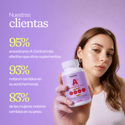 A CONTROL - ACNÉ HORMONAL &amp; RESISTENCIA A LA INSULINA