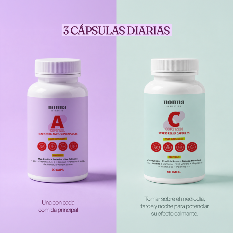 A CONTROL + CORTIZEN - Equilibrio hormonal desde el cerebro, los ovarios, la piel y el metabolismo.