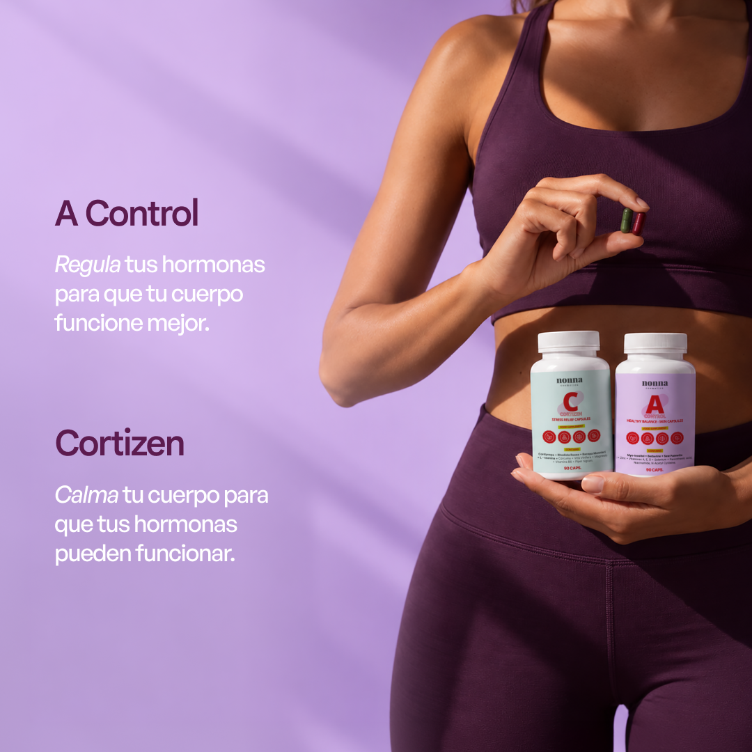 A CONTROL + CORTIZEN - Equilibrio hormonal desde el cerebro, los ovarios, la piel y el metabolismo.