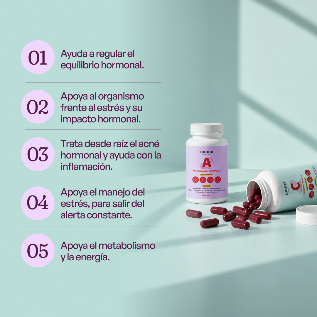 A CONTROL + CORTIZEN - Equilibrio hormonal desde el cerebro, los ovarios, la piel y el metabolismo.