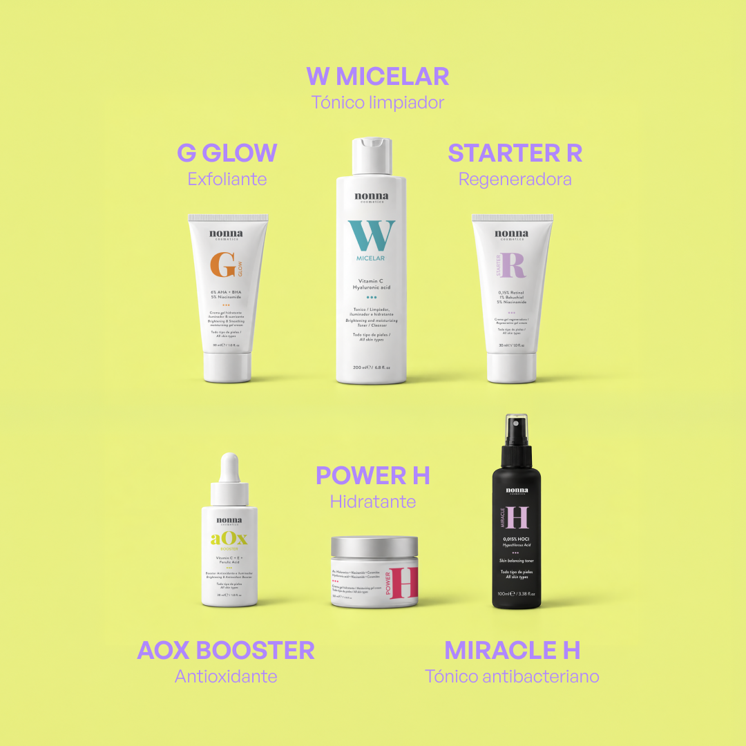 RUTINA FULL ACNÉ - ANTIBACTERIANA + GRANITOS + MARCAS + POROS