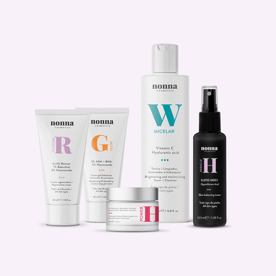 RUTINA FULL ACNÉ - ANTIBACTERIANA + GRANITOS + MARCAS + POROS
