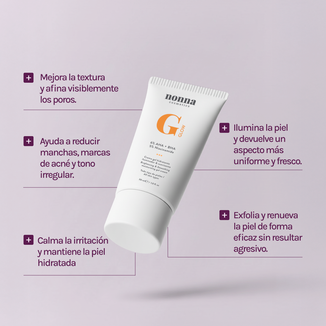 GGLOW Exfoliante - 5% Ácido Glicólico &amp; Niacinamida