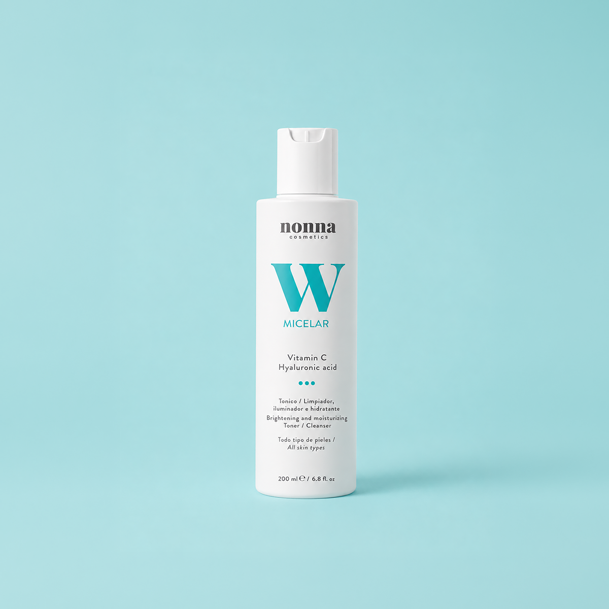 MICELAR W Tónico Limpiador con Vitamina C &amp; Ác Hialurónico