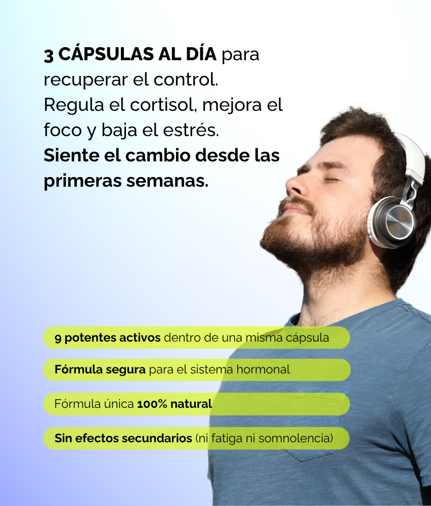CORTIZEN FOR MAN - MANEJO DEL ESTRÉS &amp; BALANCE HORMONAL