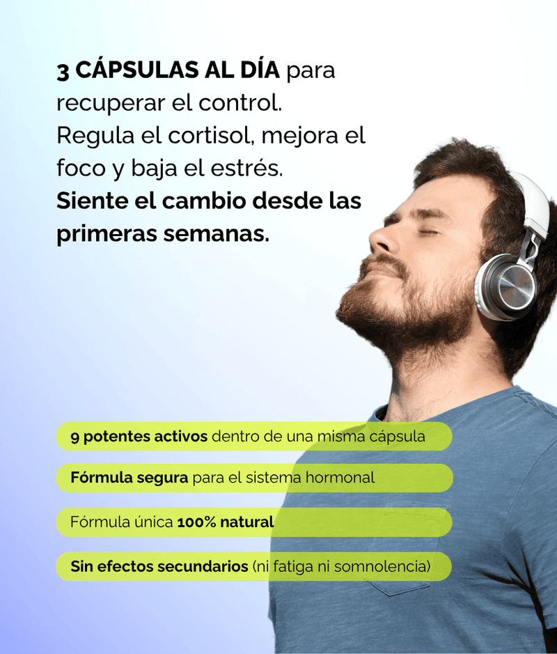 CORTIZEN FOR MAN - MANEJO DEL ESTRÉS &amp; BALANCE HORMONAL